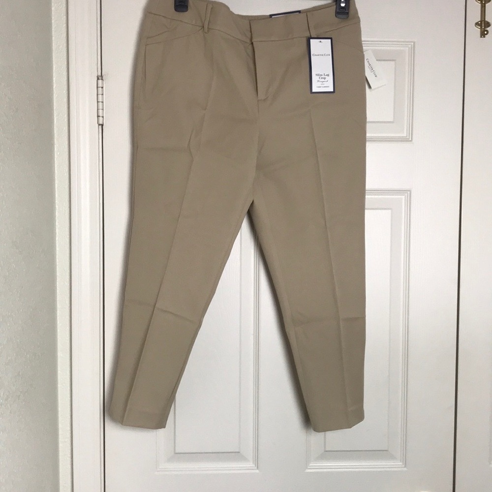 Charter Club Womenś PETITE Newport Crop 16 Petite